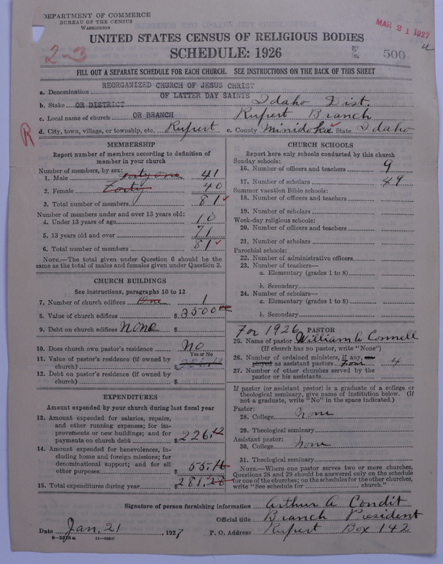 Scan of Reorganized Church of Jesus Christ of Latter Day Saints: 500