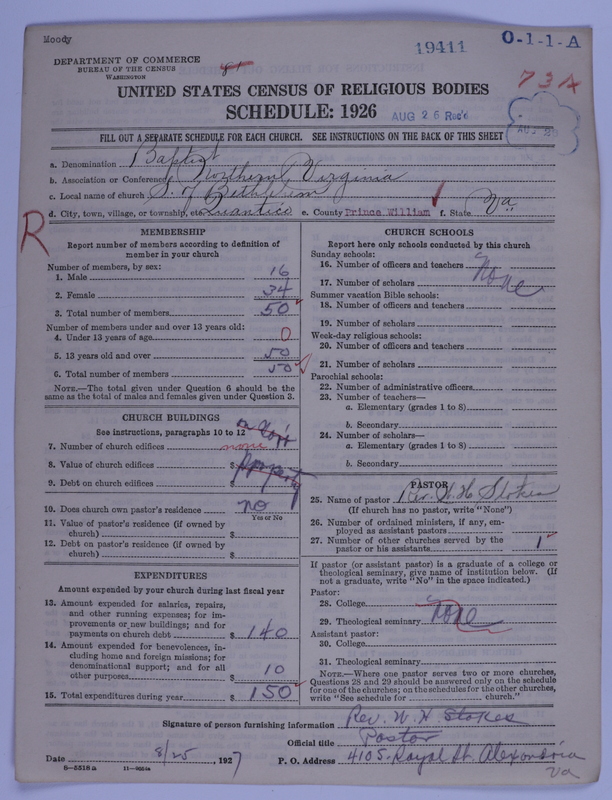 Scan of Negro Baptists: 19411