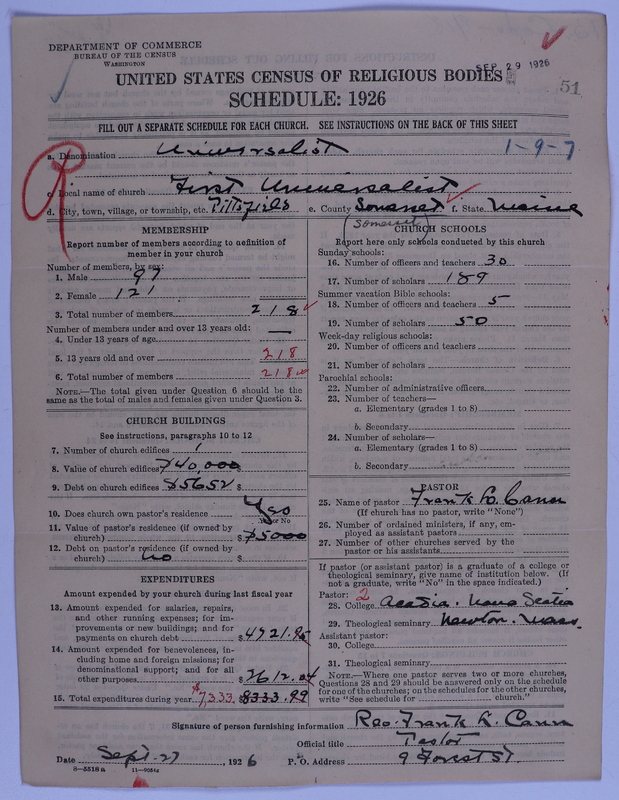 Scan of Universalist Church: 51