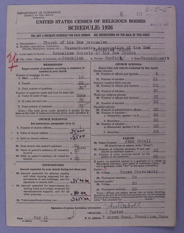 Scan of General Convention of the New Jerusalem in the United States of America: 12