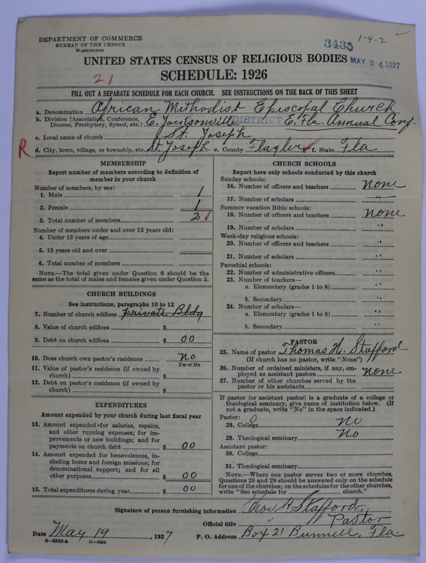 Scan of African Methodist Episcopal Church: 3435