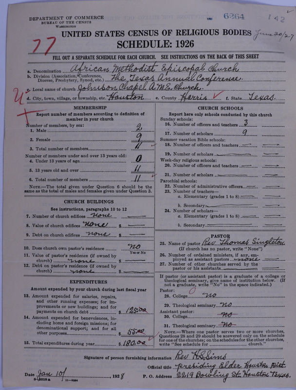 Scan of African Methodist Episcopal Church: 6264
