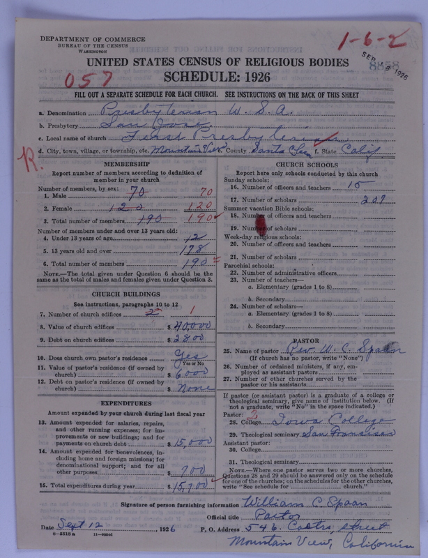 Scan of Presbyterian Church in the United States of America: 8858
