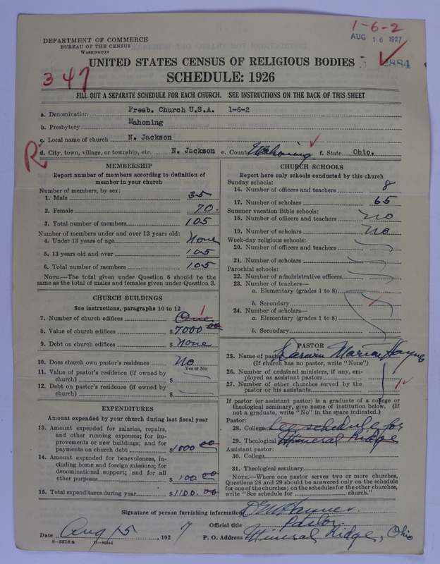 Scan of Presbyterian Church in the United States of America: 2884