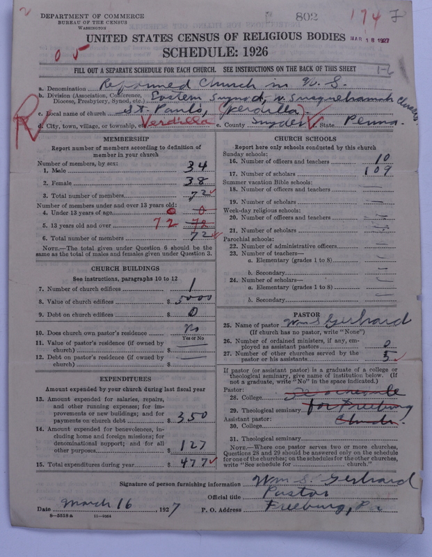 Scan of Reformed Church in the United States: 802