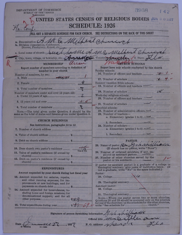 Scan of African Methodist Episcopal Church: 3938