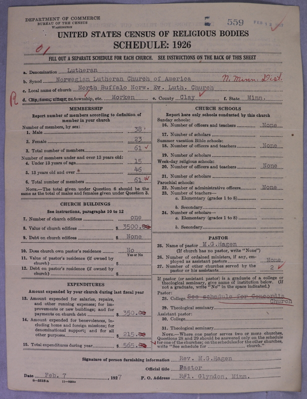 Scan of Norwegian Lutheran Church of America: 559