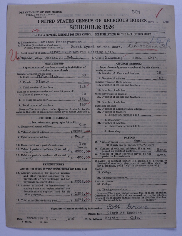 Scan of United Presbyterian Church of North America: 521