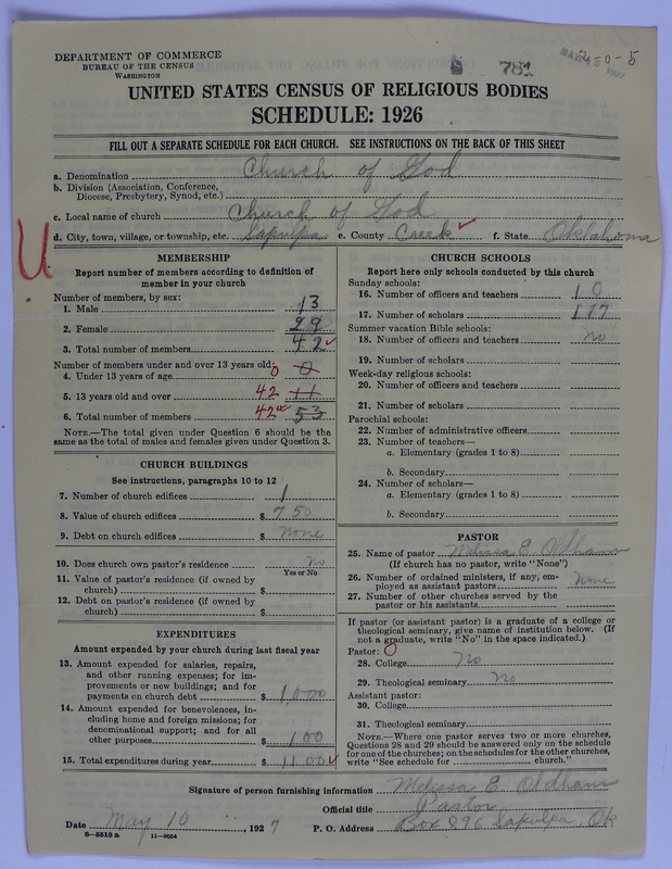 Scan of Church of God (Headquarters, Anderson, Ind.): 781