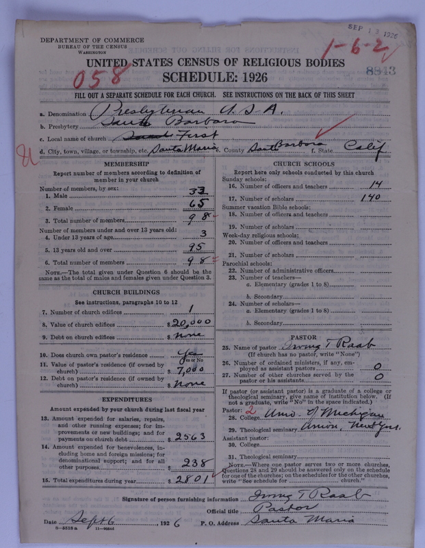 Scan of Presbyterian Church in the United States of America: 8843