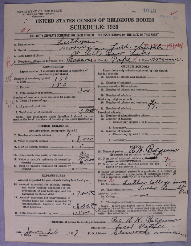 Scan of Norwegian Lutheran Church of America: 1043