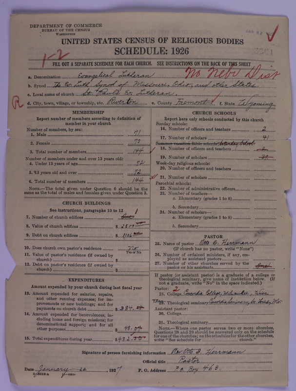 Scan of Evangelical Lutheran Synodical Conference of America: Evangelical Lutheran Synod of Missouri, Ohio, and Other States: 3561