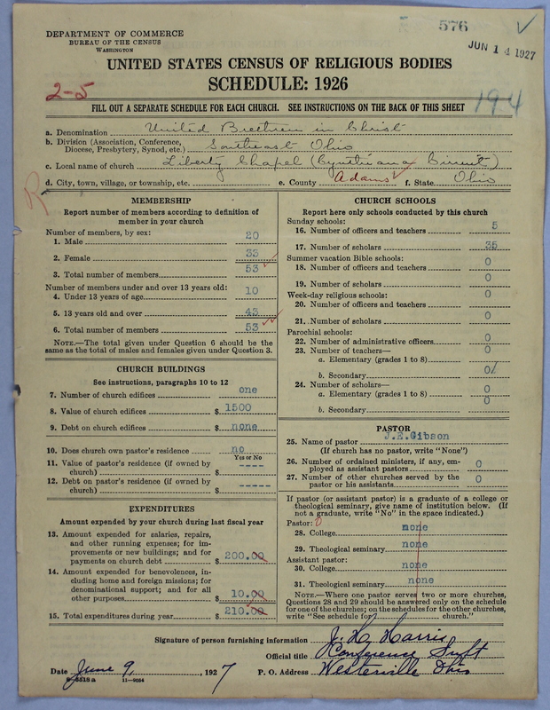 Scan of Church of the United Brethren in Christ: 576