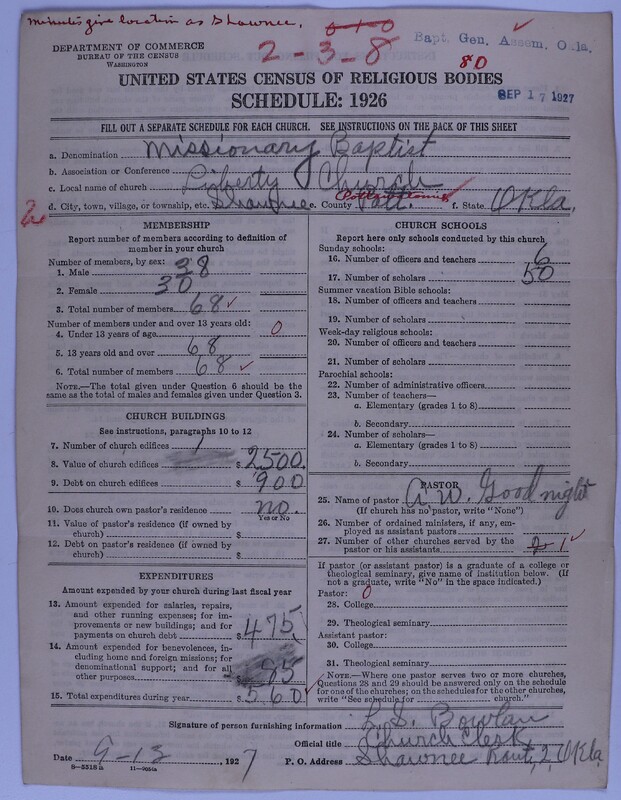 Scan of Missionary Baptist General Assembly of Oklahoma: 80