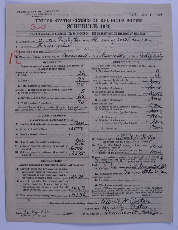 Scan of United Presbyterian Church of North America: 896
