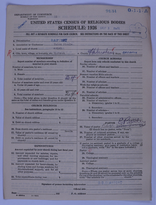 Scan of Negro Baptists: 9134