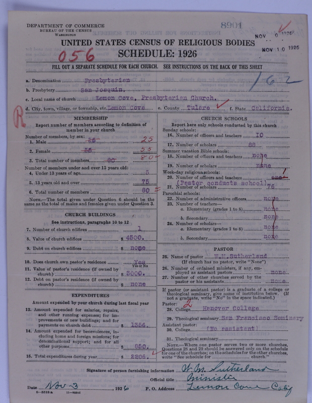 Scan of Presbyterian Church in the United States of America: 8901