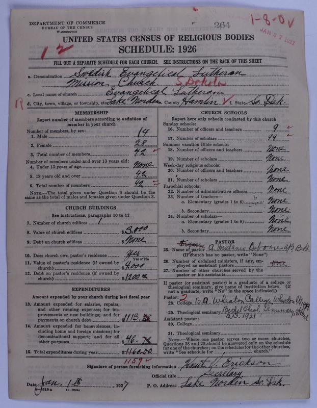Scan of Swedish Evangelical Mission Covenant of America: 264