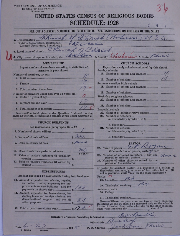 Scan of Church of Christ (Holiness) U.S.A.: 36