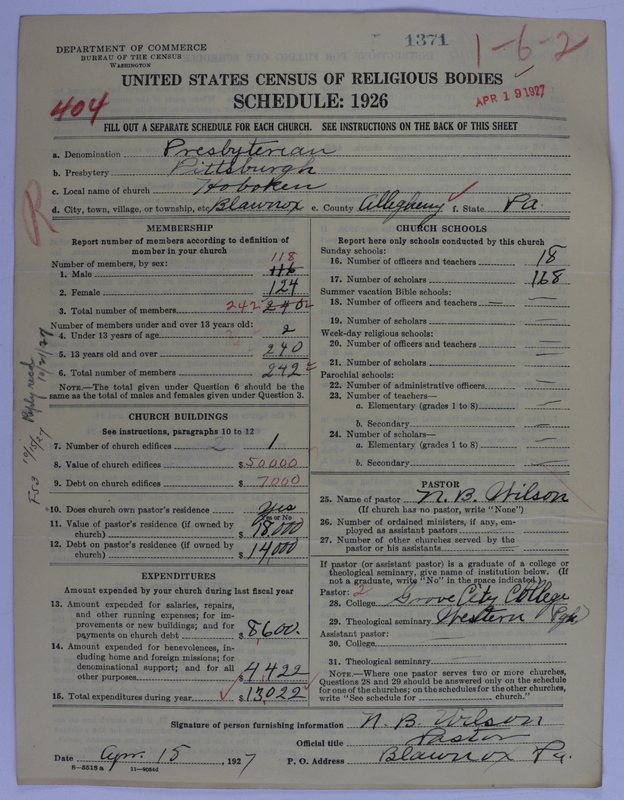 Scan of Presbyterian Church in the United States of America: 1371