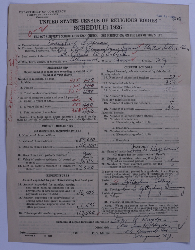 Scan of United Lutheran Church in America: 354