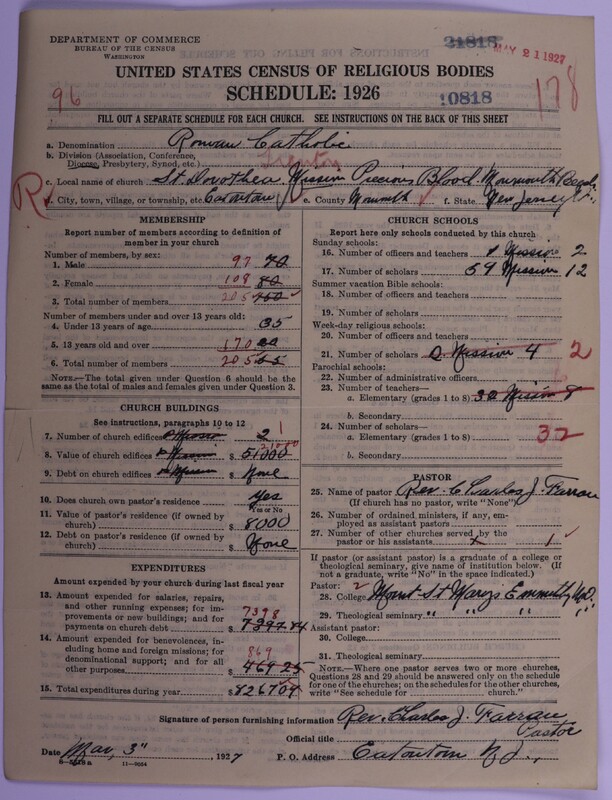 Scan of Roman Catholic Church: 10818