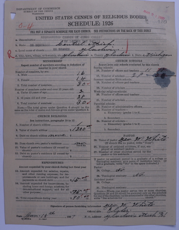 Scan of Reorganized Church of Jesus Christ of Latter Day Saints: 159