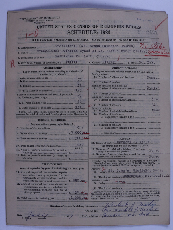 Scan of Evangelical Lutheran Synodical Conference of America: Evangelical Lutheran Synod of Missouri, Ohio, and Other States: 2421