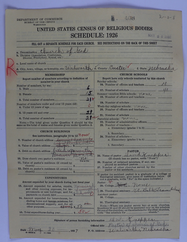 Scan of Church of God (Headquarters, Anderson, Ind.): 408