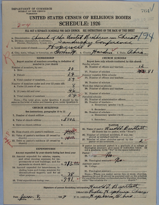 Scan of Church of the United Brethren in Christ: 764