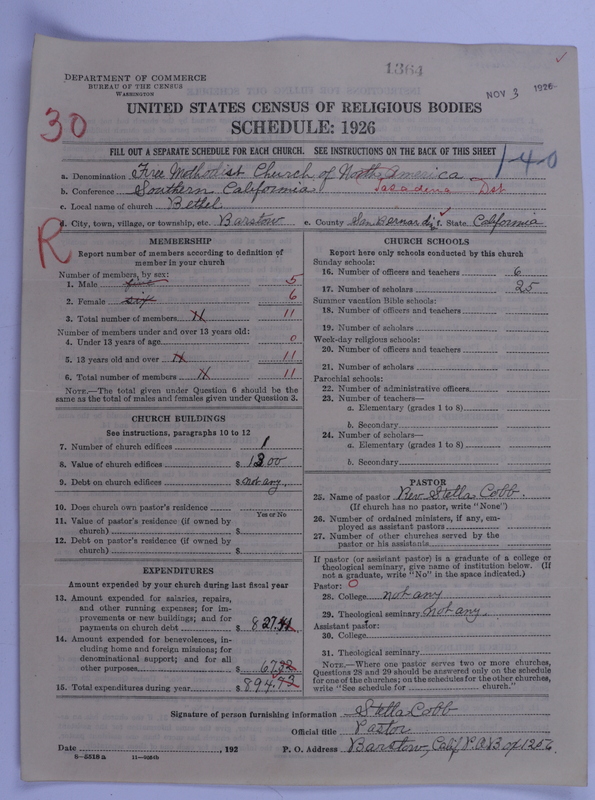 Scan of Free Methodist Church of North America: 1364