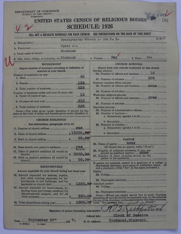 Scan of Presbyterian Church in the United States: 99