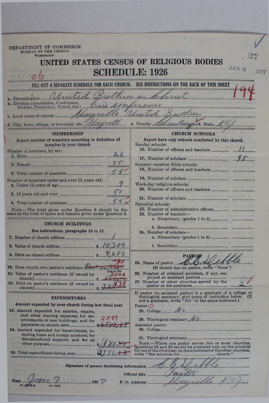 Scan of Church of the United Brethren in Christ: 27