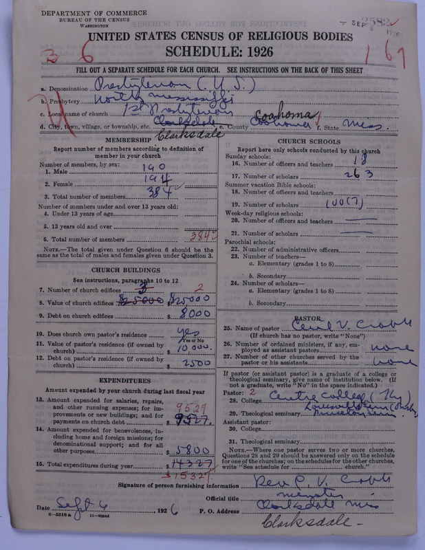 Scan of Presbyterian Church in the United States: 2582