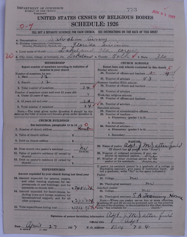 Scan of Salvation Army: 773