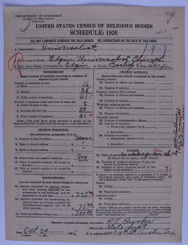 Scan of Universalist Church: 484