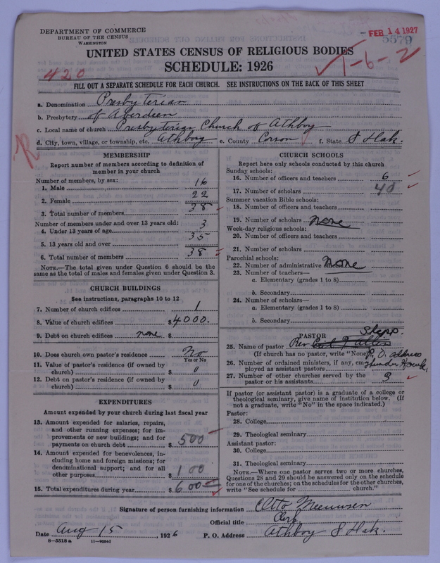 Scan of Presbyterian Church in the United States of America: 5579