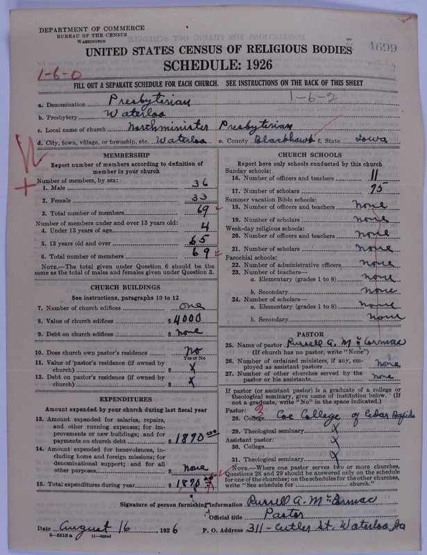 Scan of Presbyterian Church in the United States of America: 4699