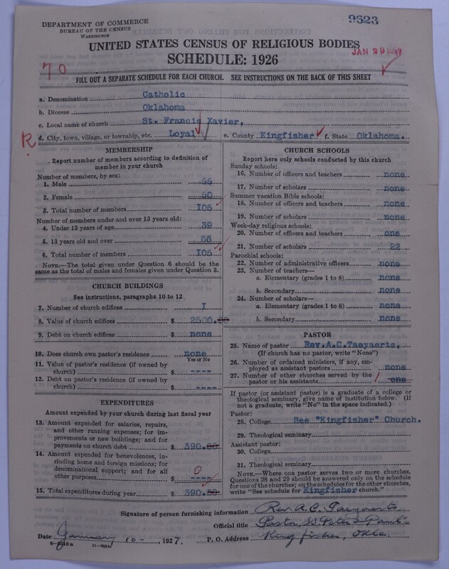 Scan of Roman Catholic Church: 9623