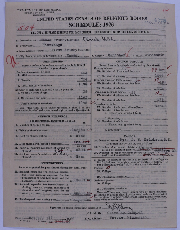 Scan of Presbyterian Church in the United States of America: 4278