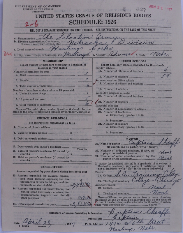 Scan of Salvation Army: 627