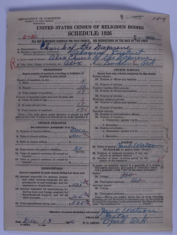 Scan of Church of the Nazarene: 868