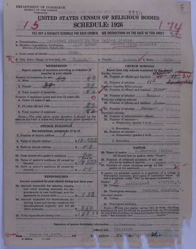 Scan of Reformed Church in the United States: 1115
