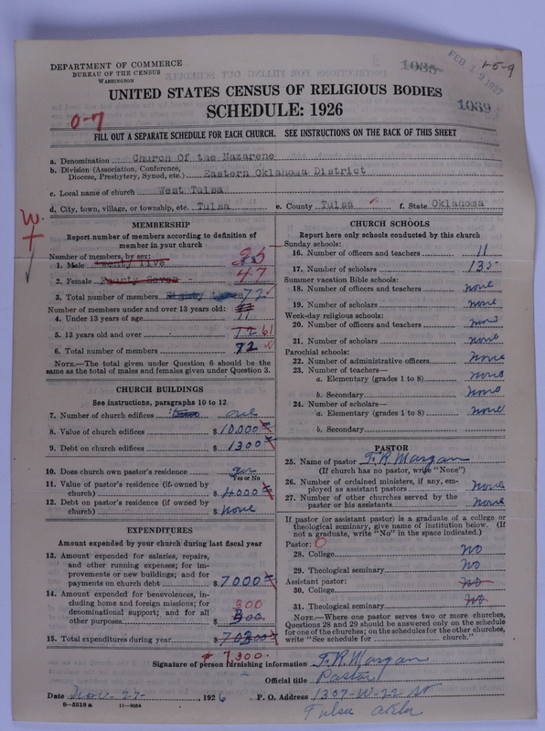 Scan of Church of the Nazarene: 1039