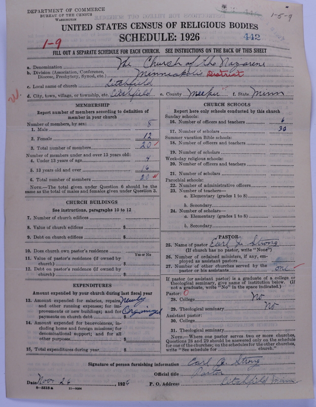 Scan of Church of the Nazarene: 442