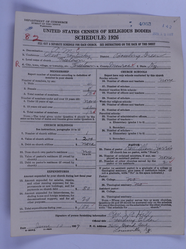 Scan of African Methodist Episcopal Church: 4063