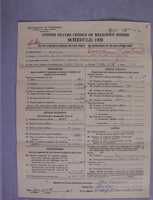Scan of United Danish Evangelical Lutheran Church in America: 83