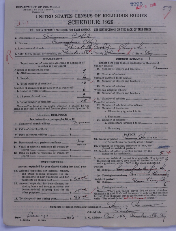 Scan of Roman Catholic Church: 8995