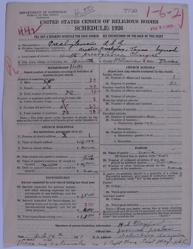 Scan of Presbyterian Church in the United States of America: 7793