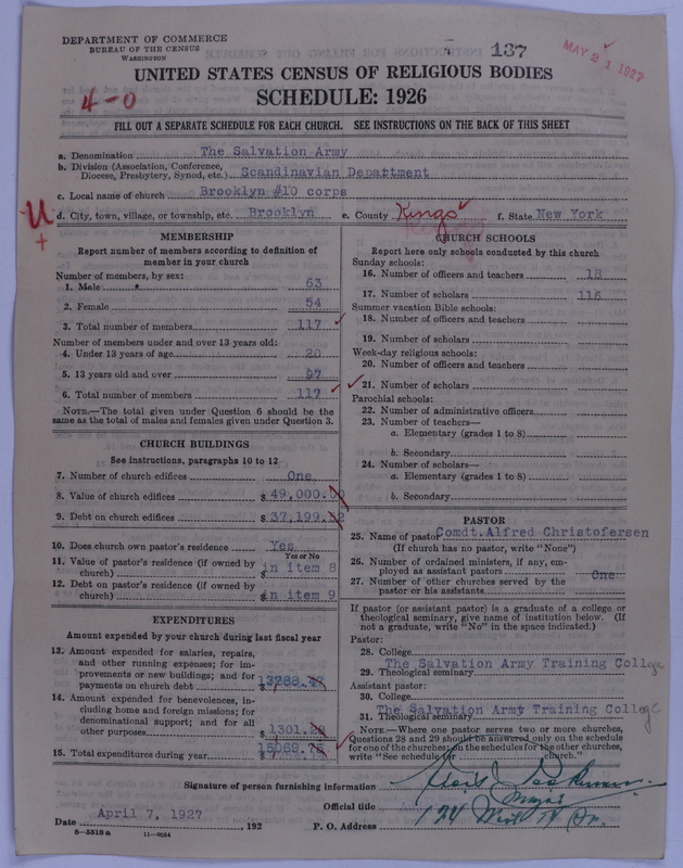 Scan of Salvation Army: 137